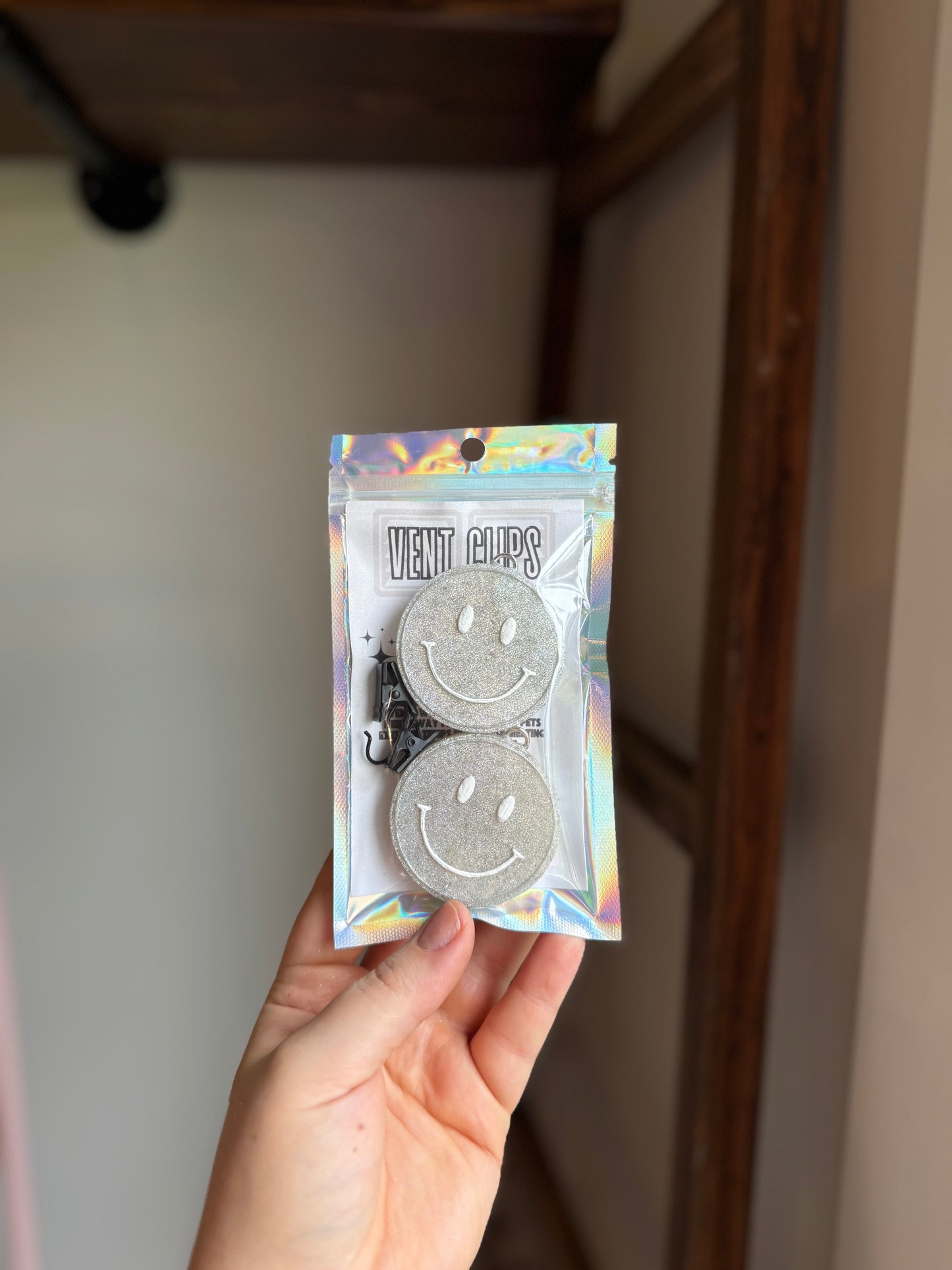 Disco Smiley Vent Clips
