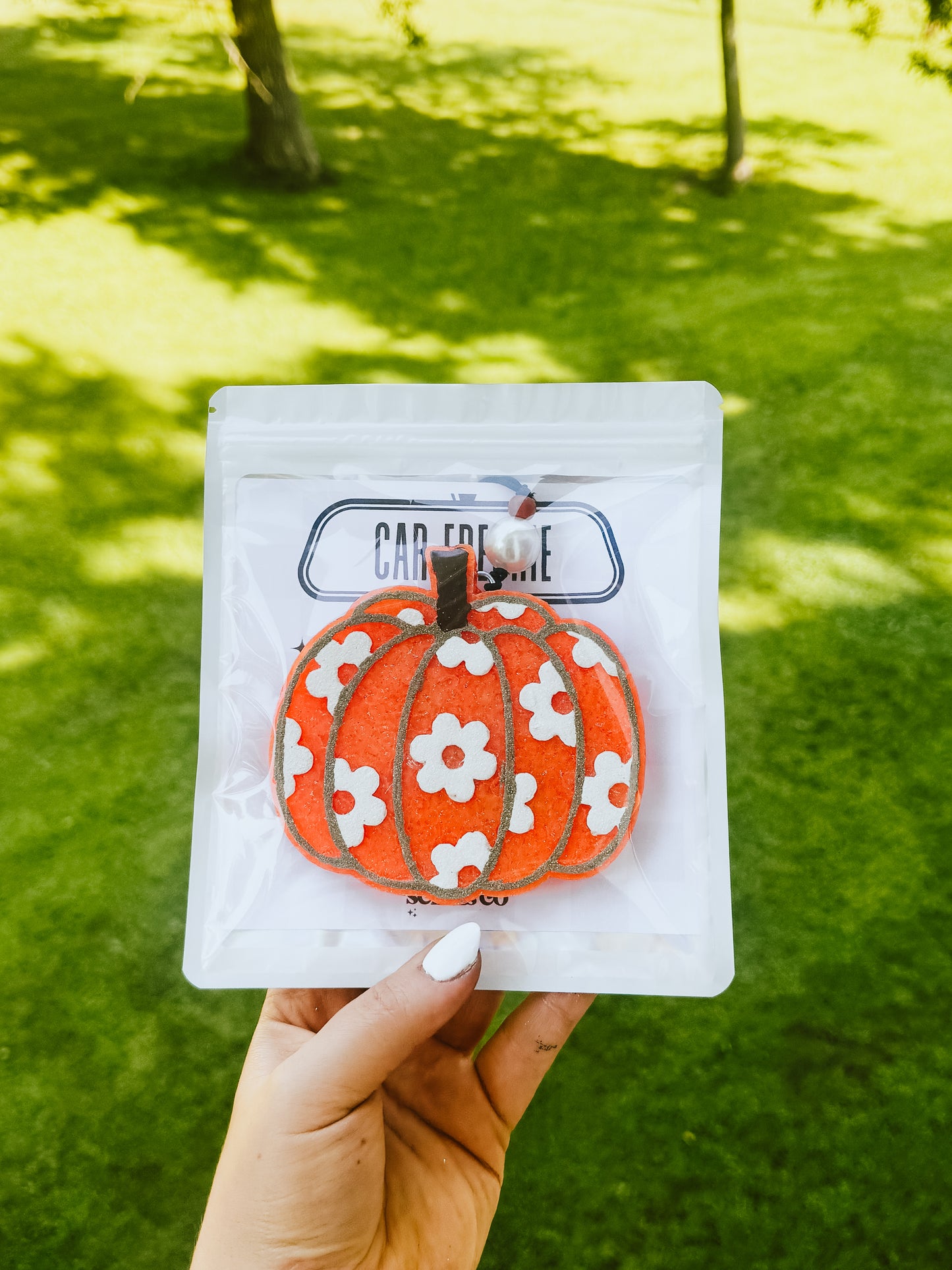 Floral Pumpkin Freshie