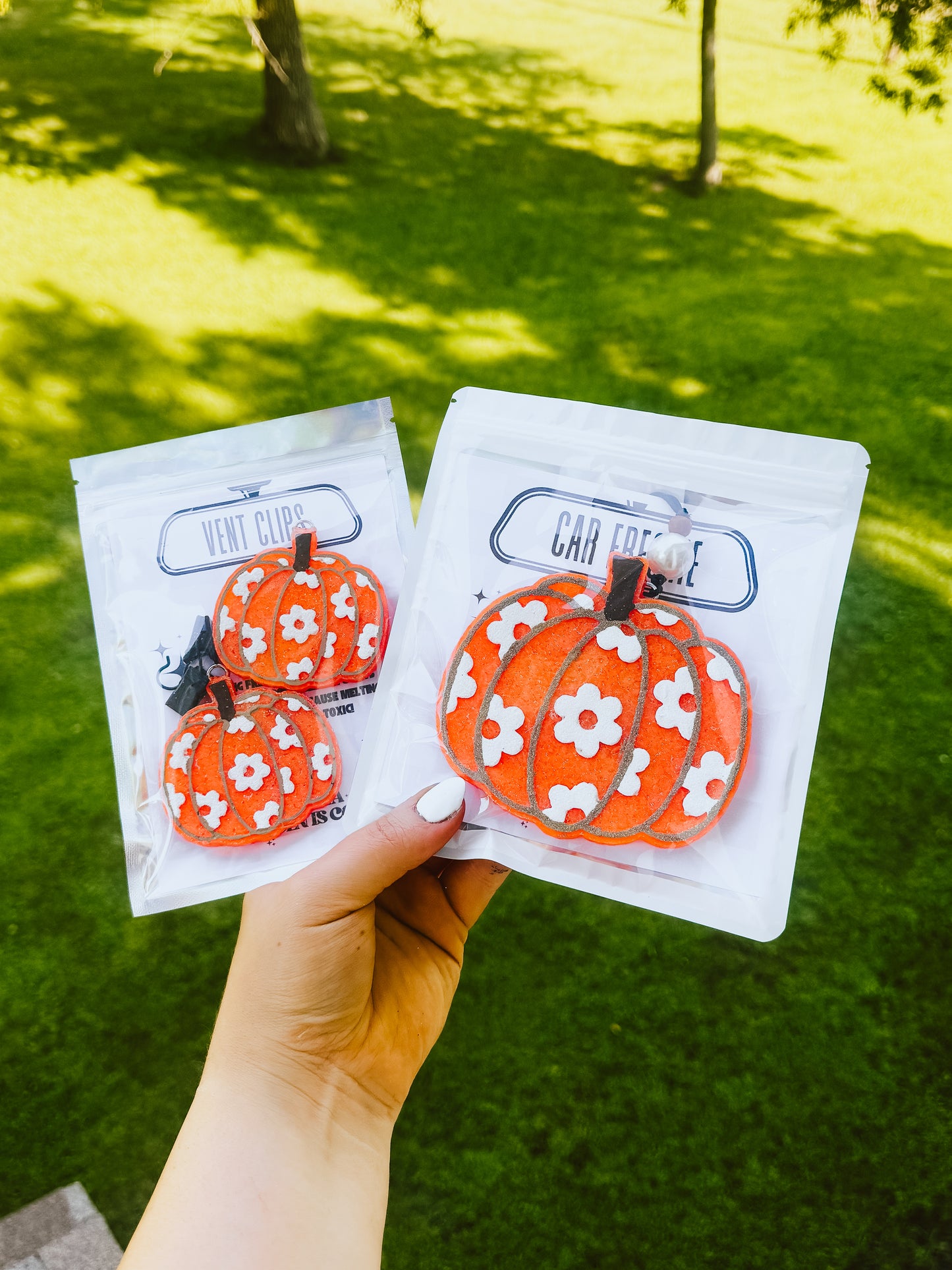 Floral Pumpkin Freshie Set