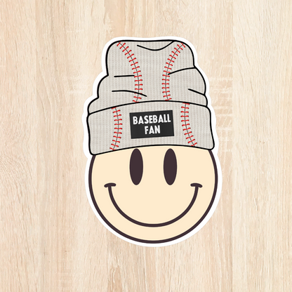 Baseball Beanie Sticker