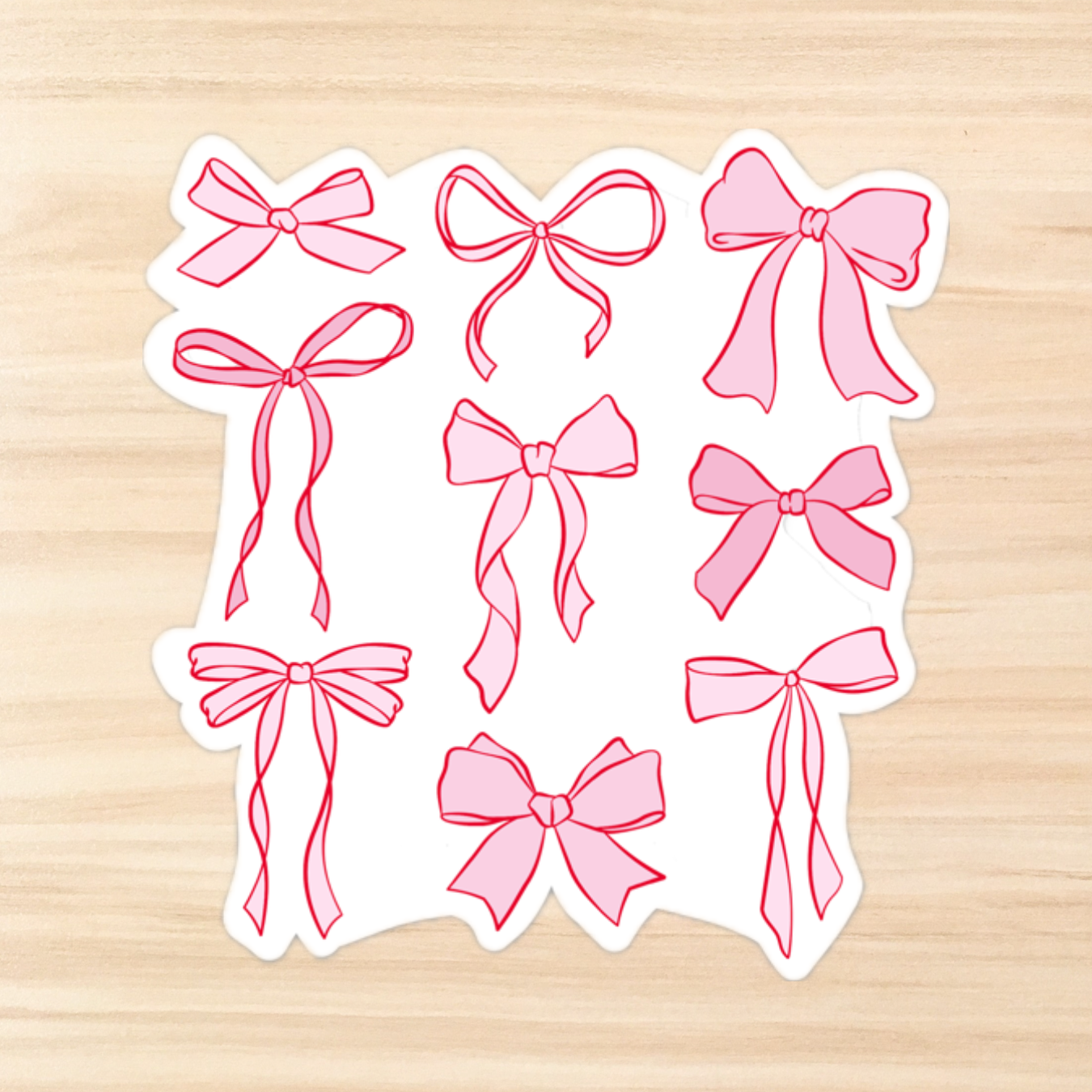 Coquette Bow Sticker