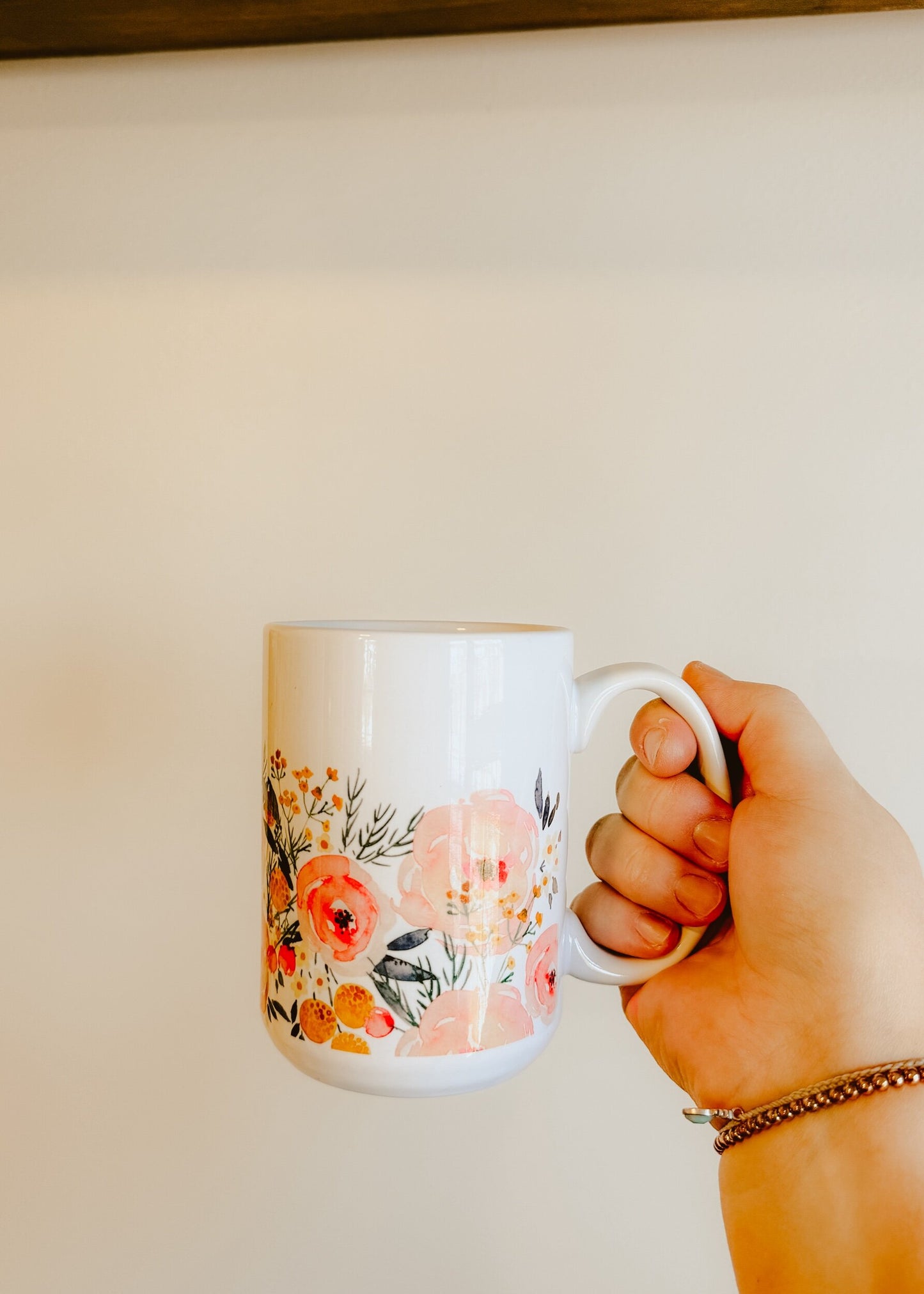 Watercolor Floral Mug