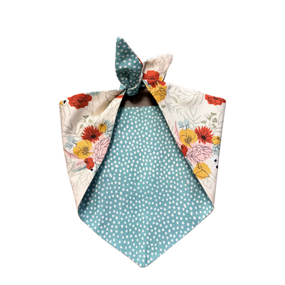 Flower Polka Dot Dog Bandana