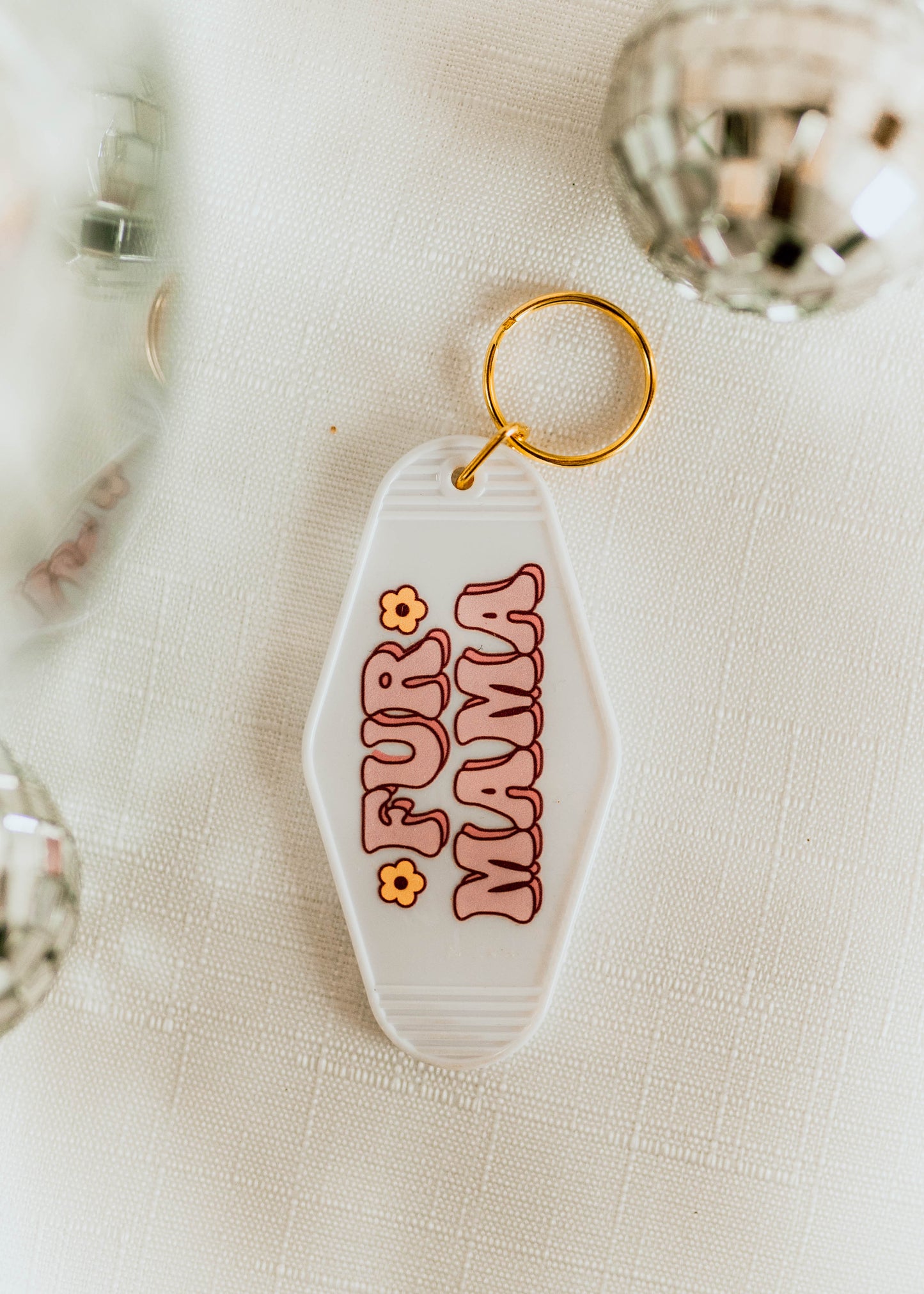 Fur Mama Hotel Keychain