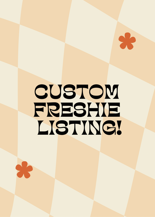 Custom Cardstock Freshie