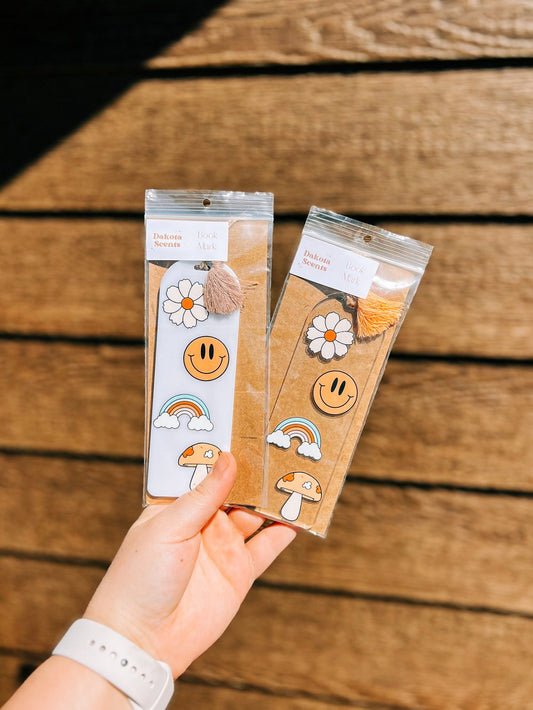 Mushrooms + Smiles Bookmark