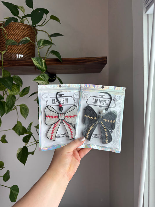 Baseball Bow Freshie