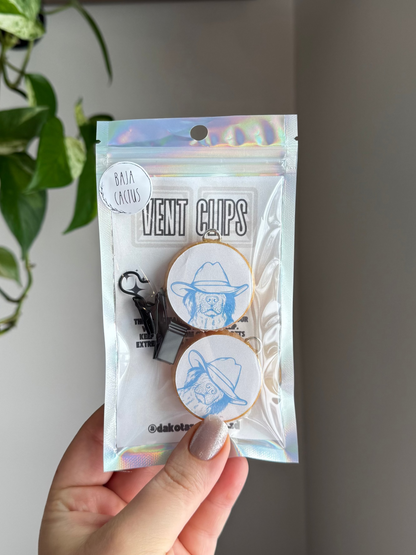 Golden Cowboy Vent Clips