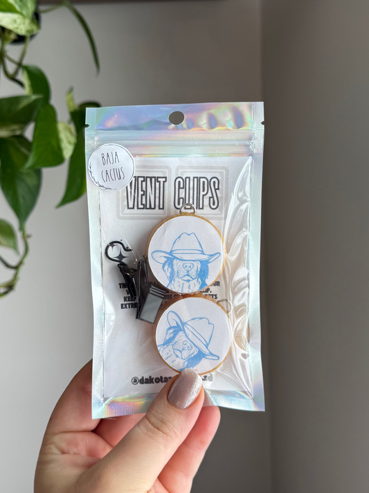 Golden Cowboy Vent Clips