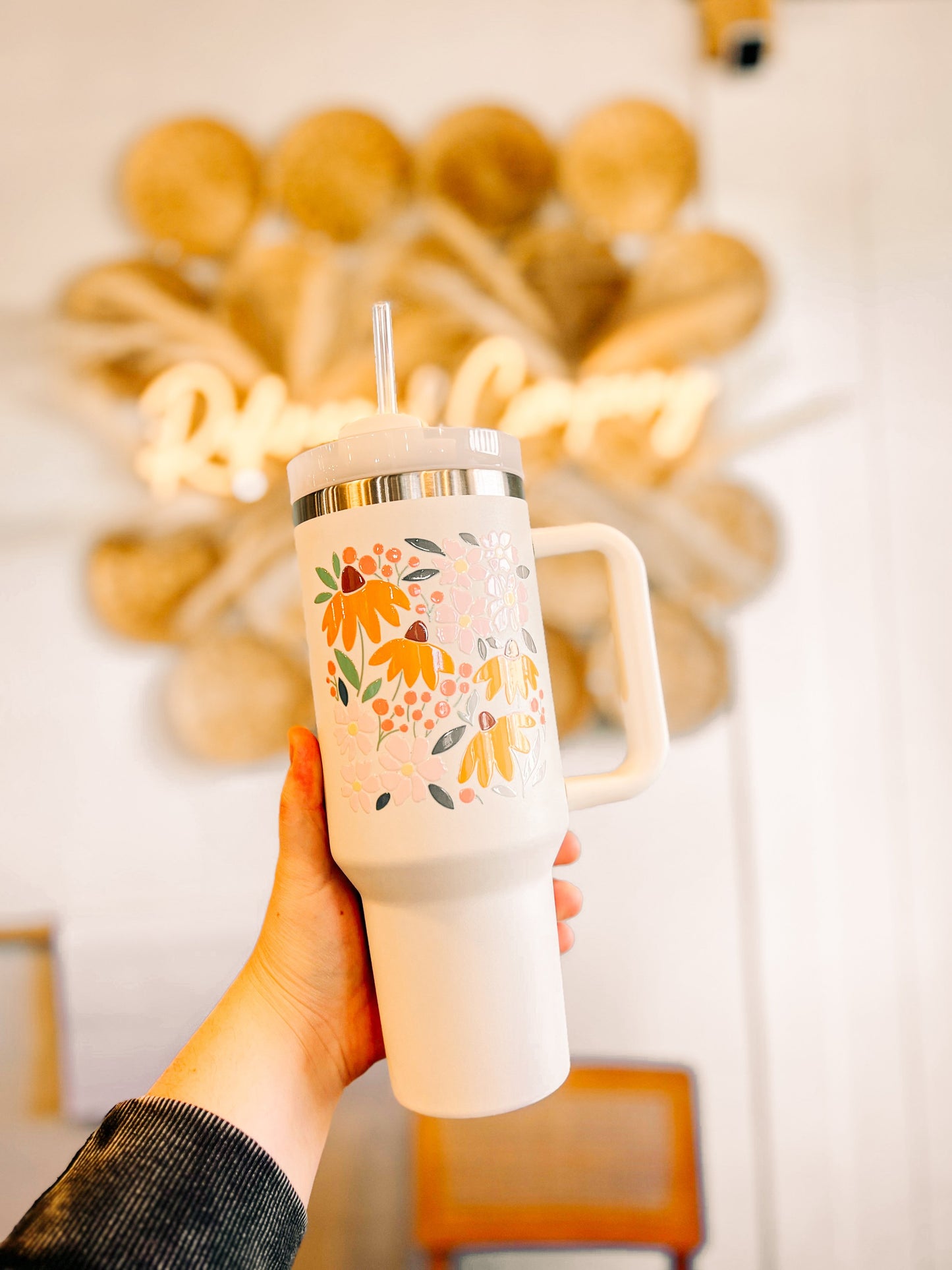 40oz Vintage Bloom Tumbler