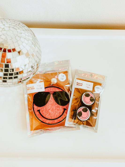 Retro Sunglasses Smiley Freshie Bundle